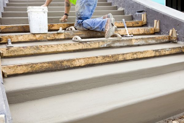 Concrete Steps Pouring in Longmont