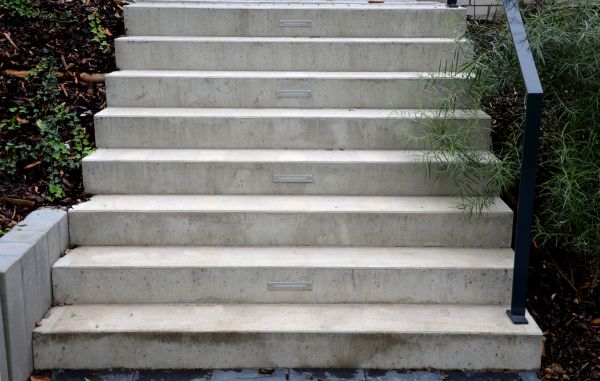 Poured Step Installation in Longmont