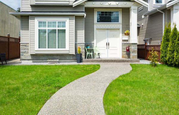 Concrete Path Construction in Longmont