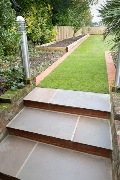 Backyard Steps Installation in Longmont