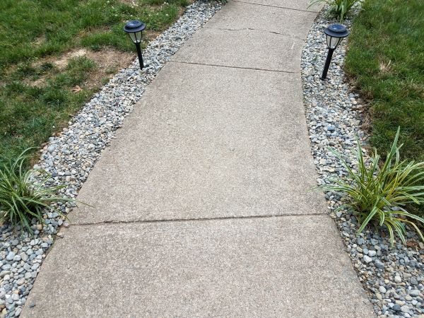 Cement Path Construction in Longmont